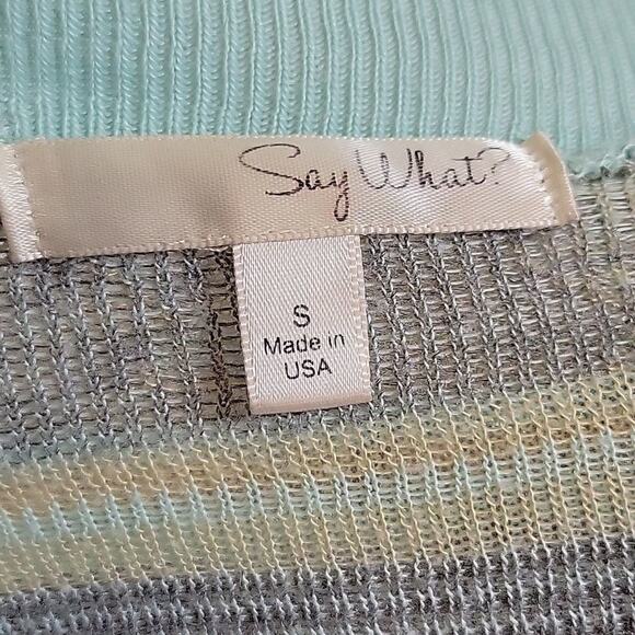 Say What? native design inspired cardigan women's size small - Picture 4 of 4